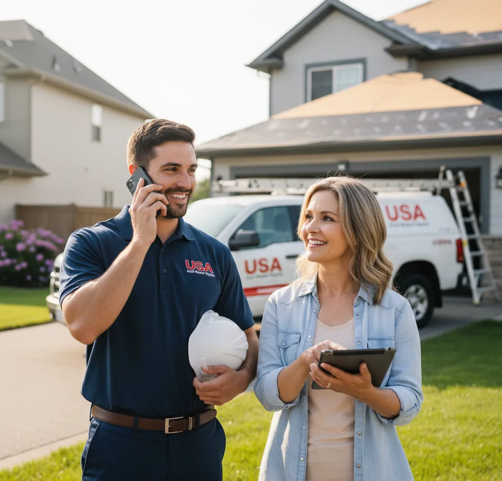 USA Roof Repair Experts customer support in Greer
